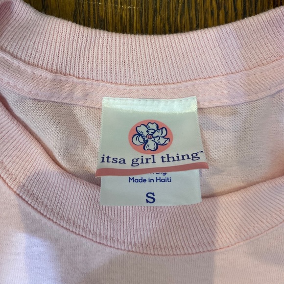 Itsa Girl Thing Pink Owl Cross Long Sleeve Tee - Picture 5 of 7